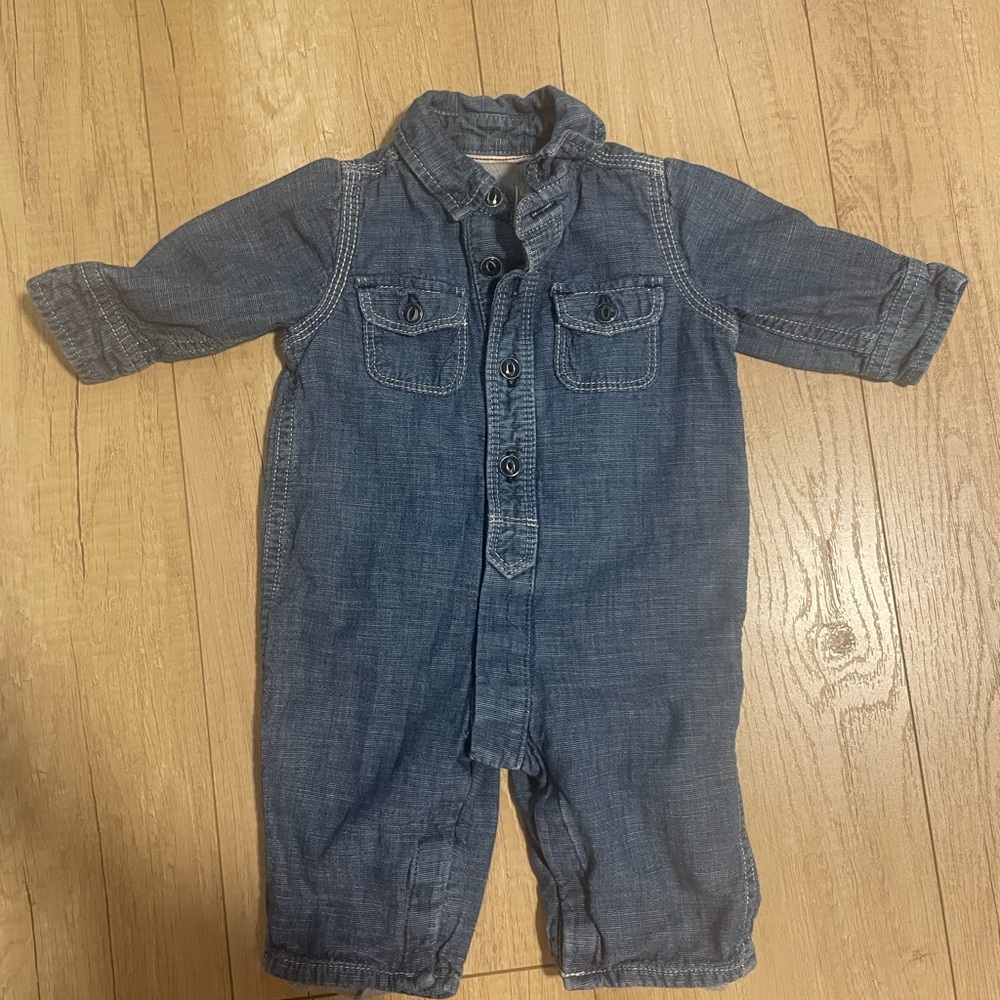 GAP Denim Baby Romper